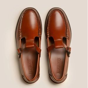 Hereu Alber T Bar Loafers | 37 | Tan